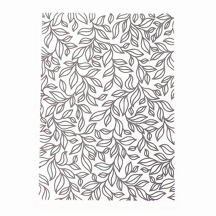 Easter plastic clock template lush green leaf craft card making paper card album wedding decoration Embossing folders