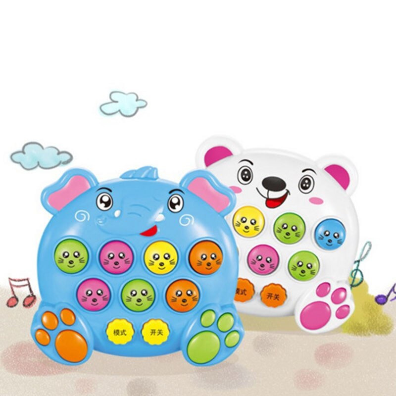 Music Play Notes Hit Game Toy Attack Poke Electronic Knocker Percussion Plastic Toys Christmas NSV775