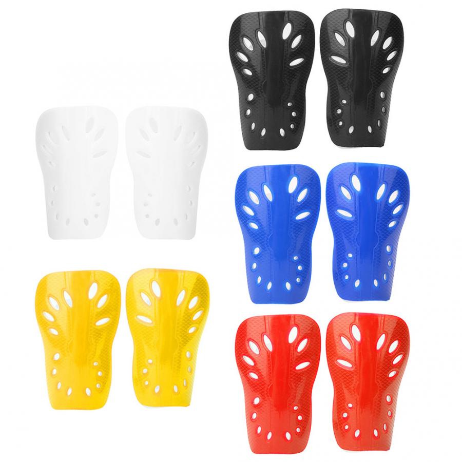 1 Pair Football Shin Pads Plastic Soccer Guards Leg Protector For Kids Adult Protective Gear Breathable Shin Guard 5 Colors Gear