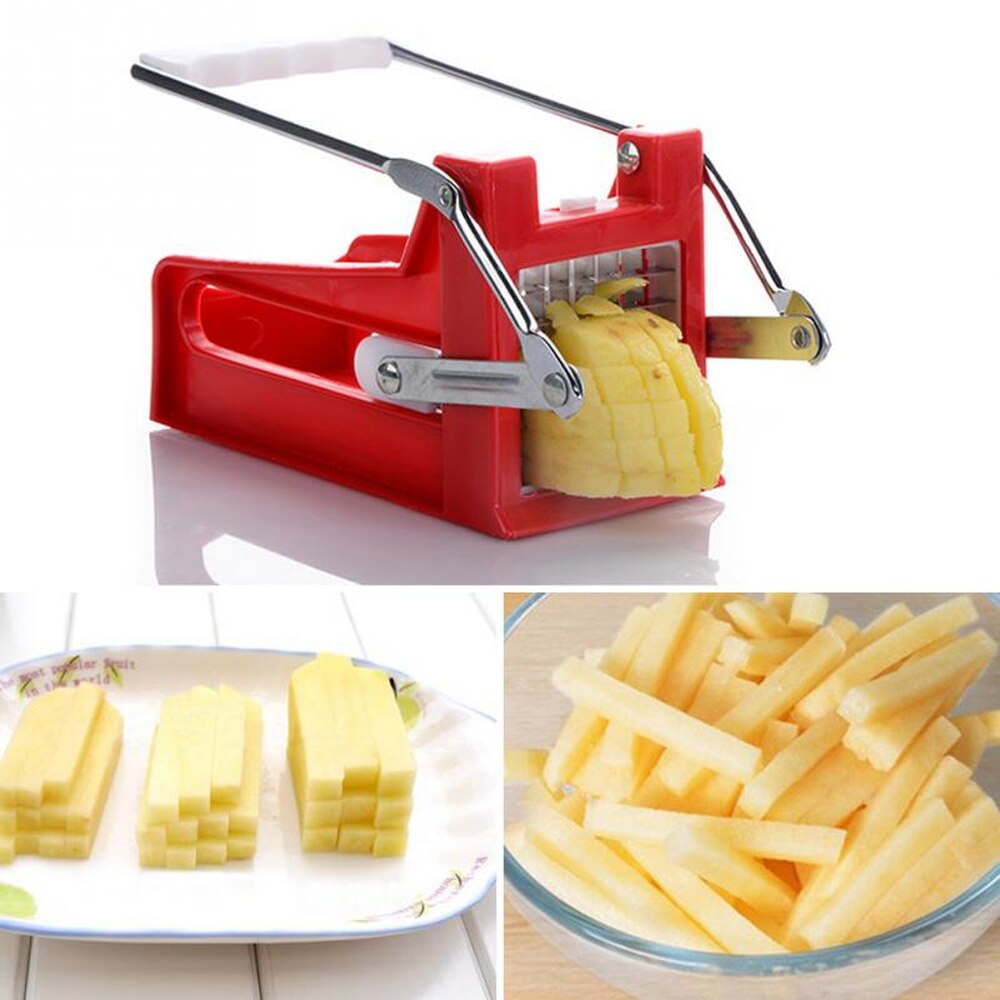Huis keuken push-type aardappel snijden apparaat, splitter, aardappel snijder, aardappel persmachine lo1115330