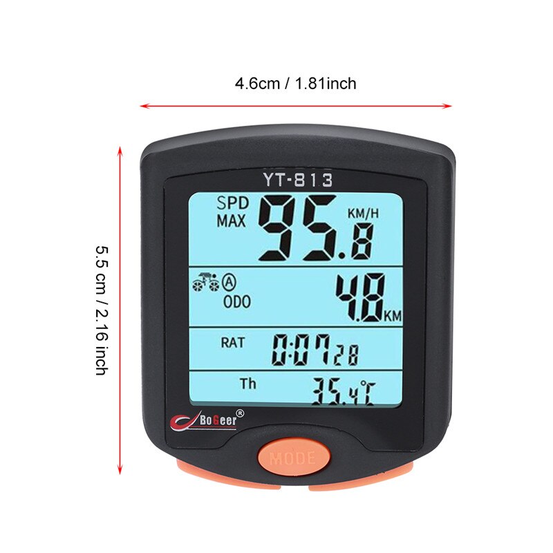 Bike Speed Meter Digitale Fiets Computer Multifunc... – Grandado