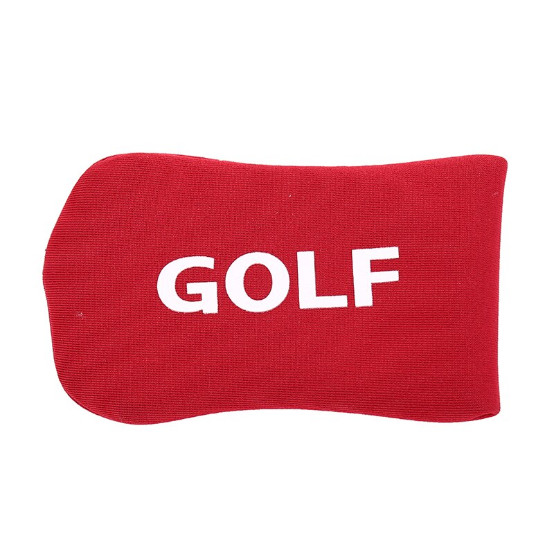 1Pc negro/rojo/azul Headcover Set de funda protectora de Club de Golf de Putter: Rojo