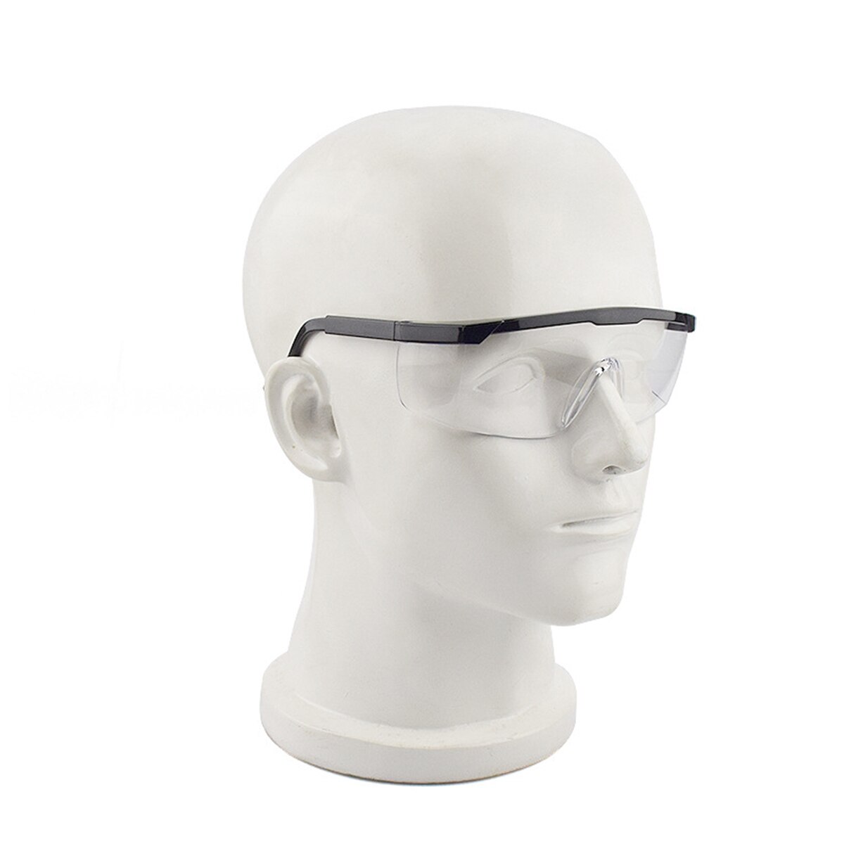 12Pcs Clear Anti Dust Safety Glasses Eye Protective Goggle Anti Pollution Anti-splash Spectacles for Factory Lab Working