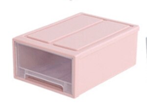Storage cabinet drawer high-strength plastic storage box bedroom household storage box transparent storage cabinet A10951: 5L