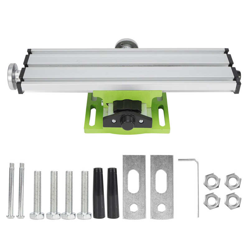 Alloy Steel Drilling Slide Table Milling Worktable Multifunction Drilling Slide Crossed Table Set Machine Tools