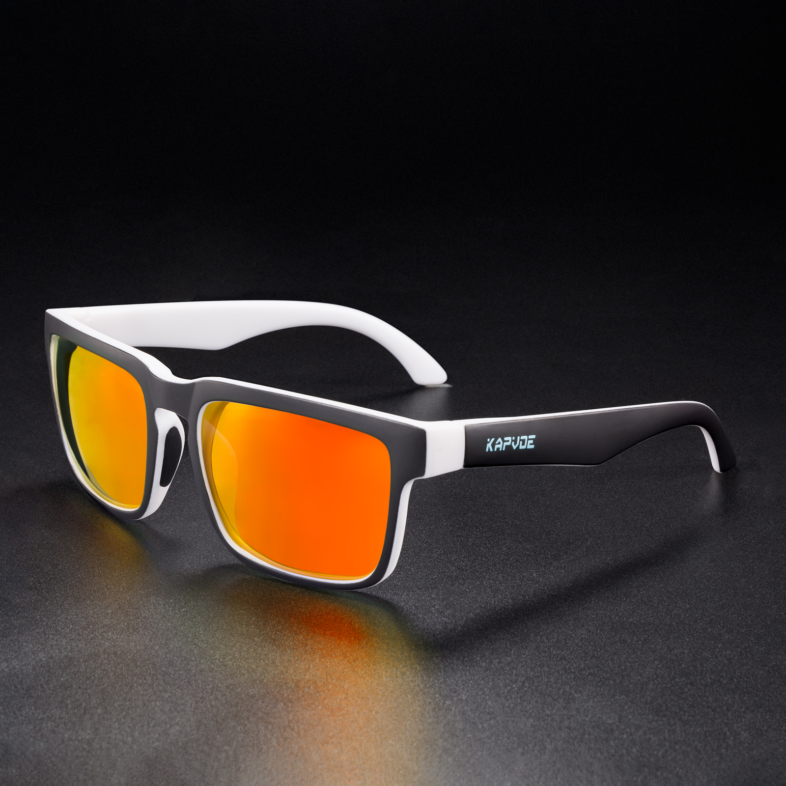 Kapvoe Gepolariseerde Fietsbril Heren MTB Mountainbike Brillen Dames Fiets zonnebril Rijden Vissen Wandelbril: Paars