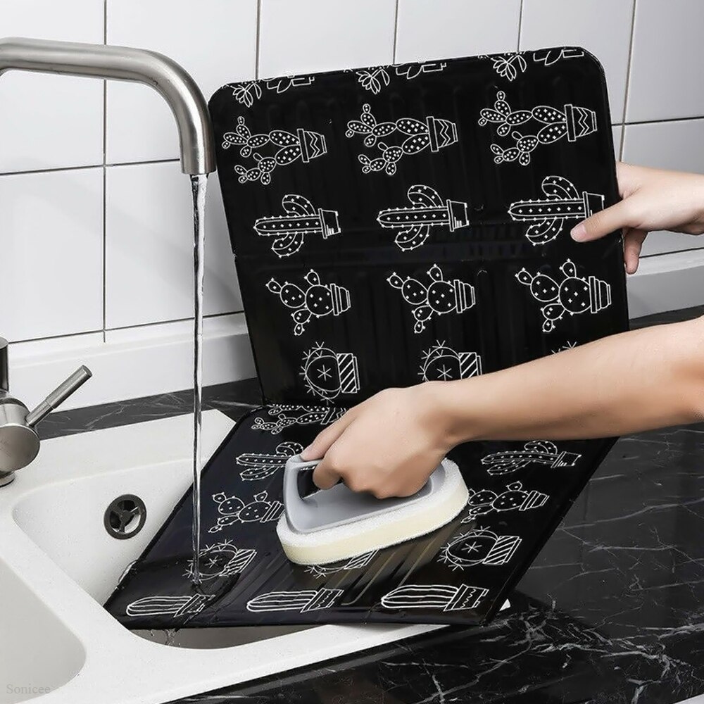 Aluminium Folie Öl Block Öl Barriere Herde Kochen Kaktus Gedruckt Anti-Spritzwasser Öl Schallwand Wärmedämmung Utensilien Küche Schutz