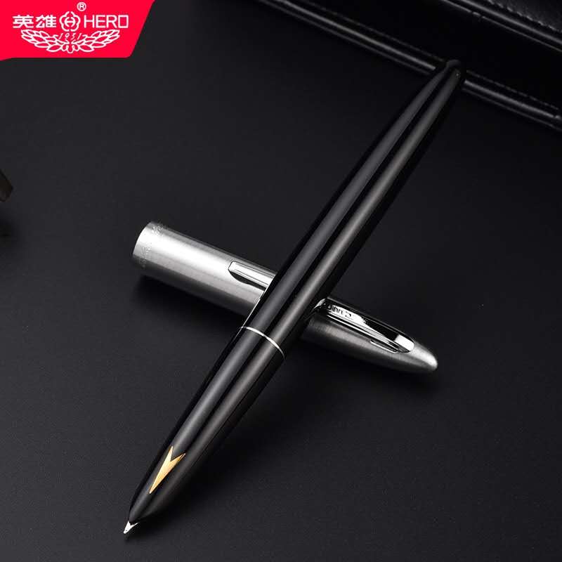 Hero 329-2 Klassieke Nostalgische Vulpen Pijl 329-2 Collection Inkt Pen Iridium Fine Nib 0.5mm Aerometric Filler Voor