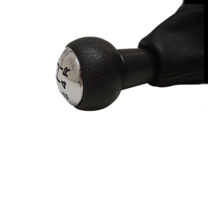 Gałka zmiany biegów robić samochodu z skórzane buty chrom czapka dla PEUGEOT 207 307 308 607 608