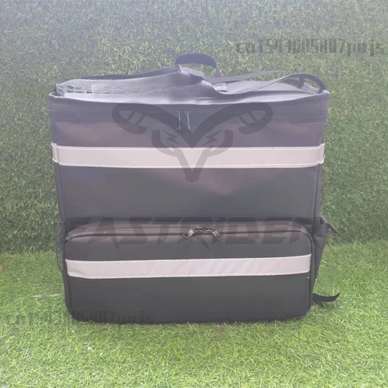 Pizza Backpack Expandable for Carry or Cold Food Lightweight with Reflective Strip Food Backpack Insulated