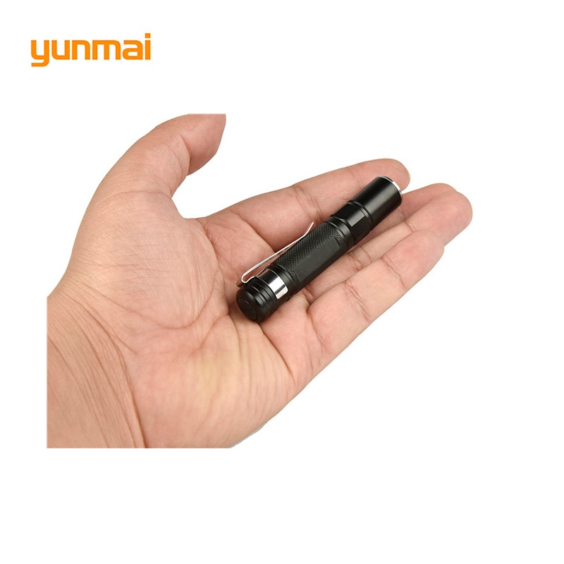 Kleine dagelijkse handbagage zaklamp q5 led zwart mini penlight werken emergency linternas zaklamp 1 modus eenvoudige fakkels
