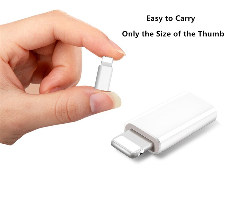 USB C Female To Lightning Male Adapter for IPhone 11 12 Pro Max Mini XS XR X Type C To IOS Charging Sync Charger Cable Converter