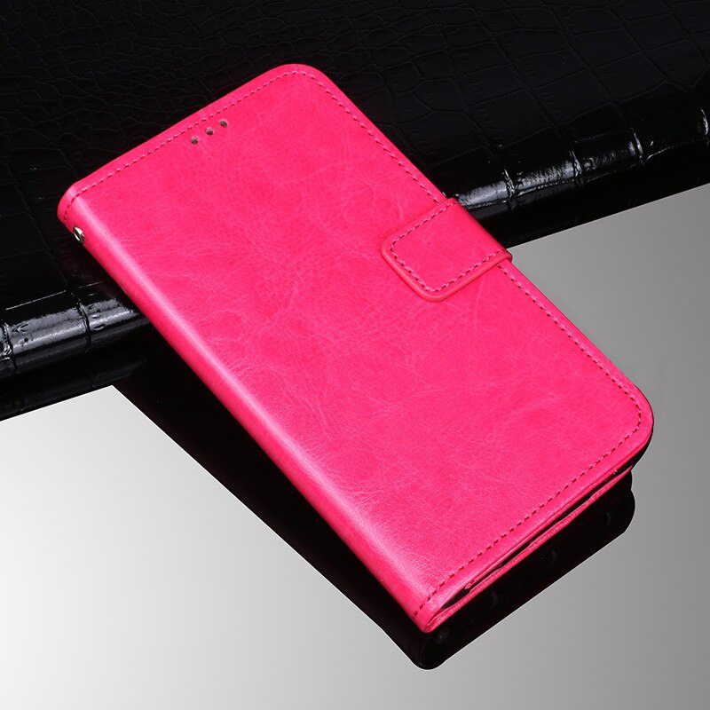 Luxury Cases For Doogee S96 Pro Case 6.22 inch Phone Cover Magnet Flip Stand Wallet Leather Case For Doogee S96 Pro Bags Coque: Rose