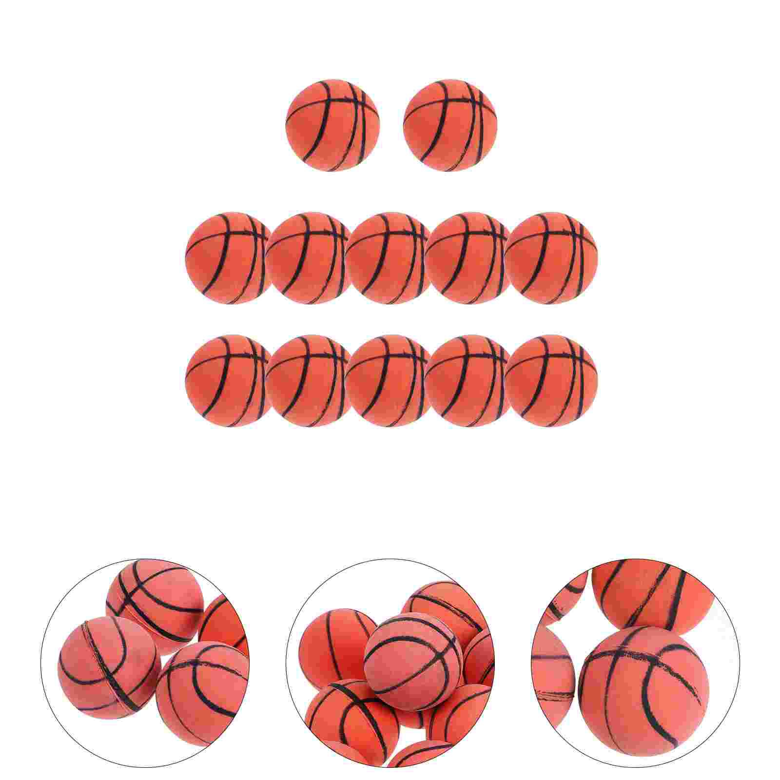 12 pieces plastic educational balls bounce basketball for children girls boys
