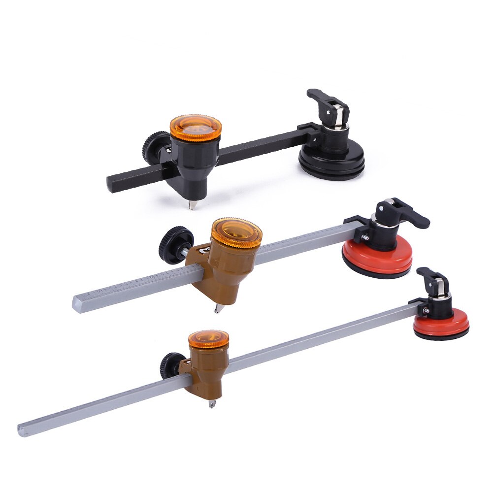 Industrial Grade Compass Cutter Multi-function Roller Type Glass Cutter Circular Cutter Lampblack Machine Hole Opener