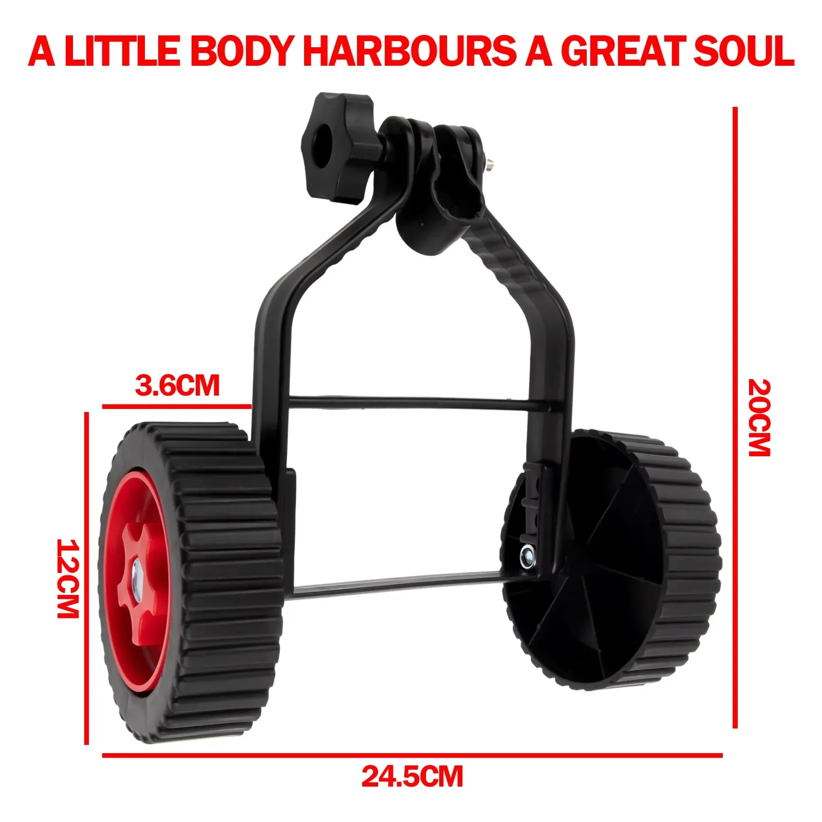 Universal Lawn Mower Wheel Grass String Trimmer Adjustable Support Wheel For Improving Work Efficiency Mower Removable Tool
