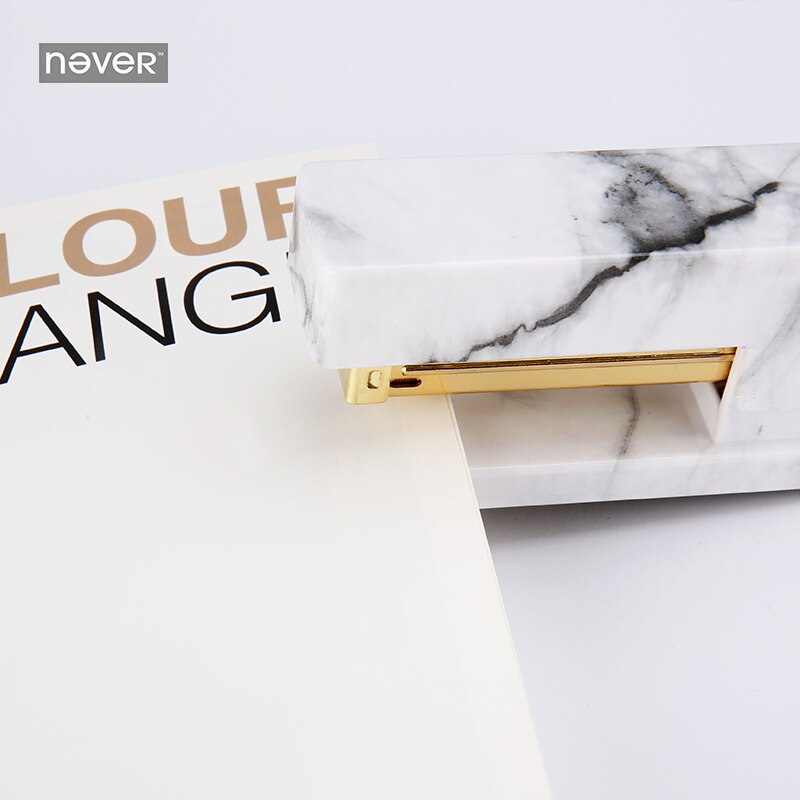 Marble office Stapler Office Supplies Paper Stapler Paper Office Supplies Paper Stapling Bookbinding Office Accessories