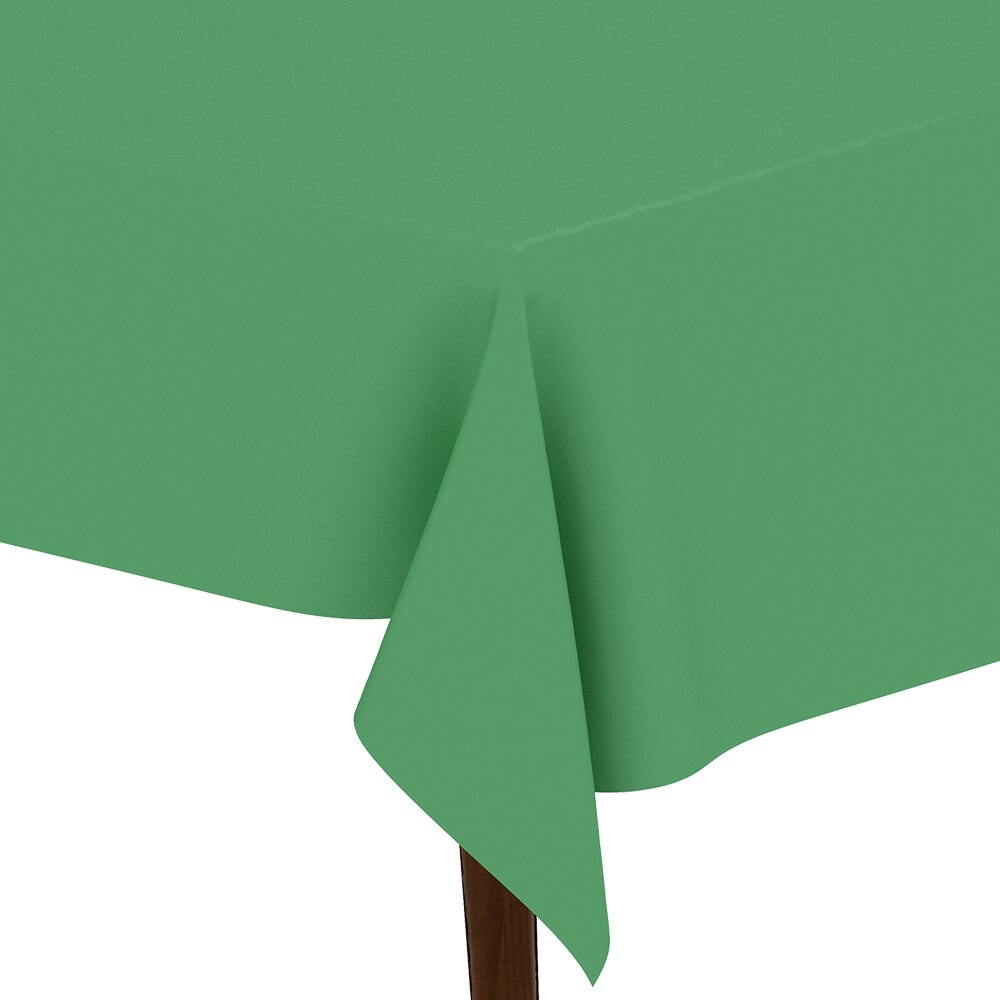 D&Z Disposable Dark Green Tablecloth 1pc Picnic BBQ Diningroom Waterproof Oilproof Wedding Table Cover