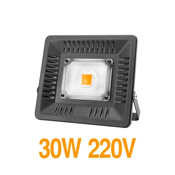 Led fuld spektrum vækstlampe 380-780nm 30w 50w 80w 100w 220v udendørs phyto lys vækst projektør til plante drivhus såning: Tgd glcy 30w