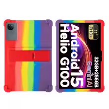 For DOOGEE Tab E3 11-inch Tablet 11inch Android 15 Case Coat Shockproof Cover Soft Silicon Stand Protective Shell: MULTI