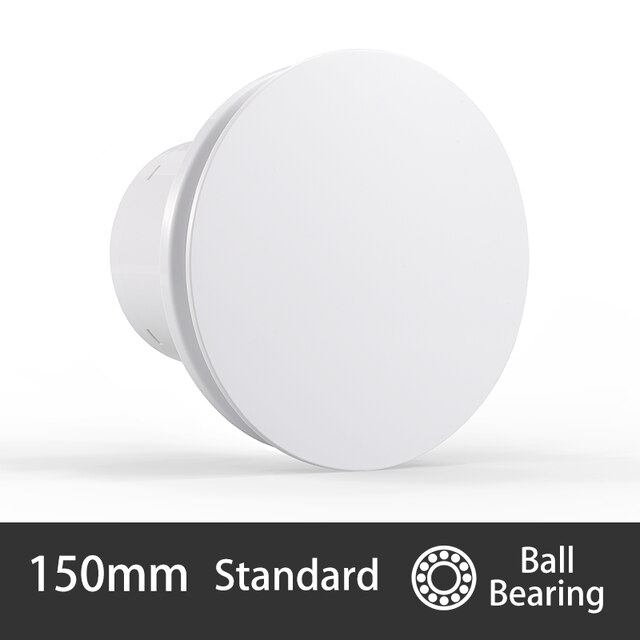 4" 6" 100mm 150mm Kitchen Bathroom Toilet Wall Axial Decorative Extractor Ventilation Fan 230V: LFWW-13X (150mm)