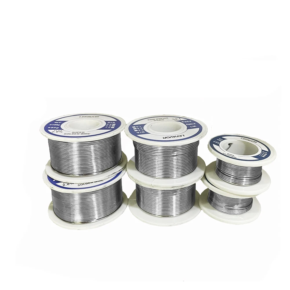 0.8mm 1.0mm 20g 50g 100g lödtenn tråd tenn smält kolofonium kärna lödning lödtråd rulle no-clean flussmedel 2.0%