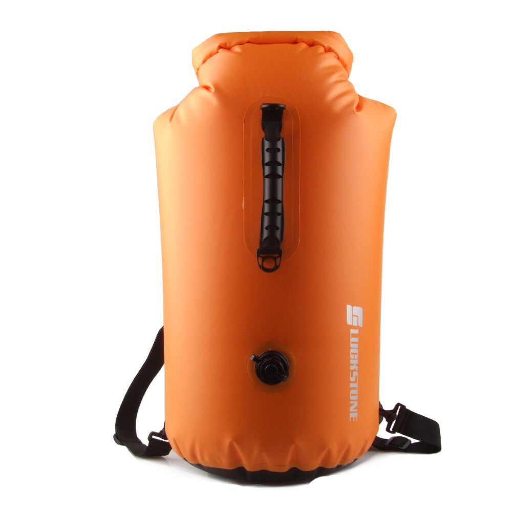 Outdoor 25L/35L/60L IPX7 Waterproof Swimming Bag Inflatable Waterproof Dry Bag Rafting Kayaking Canoeing Backpack