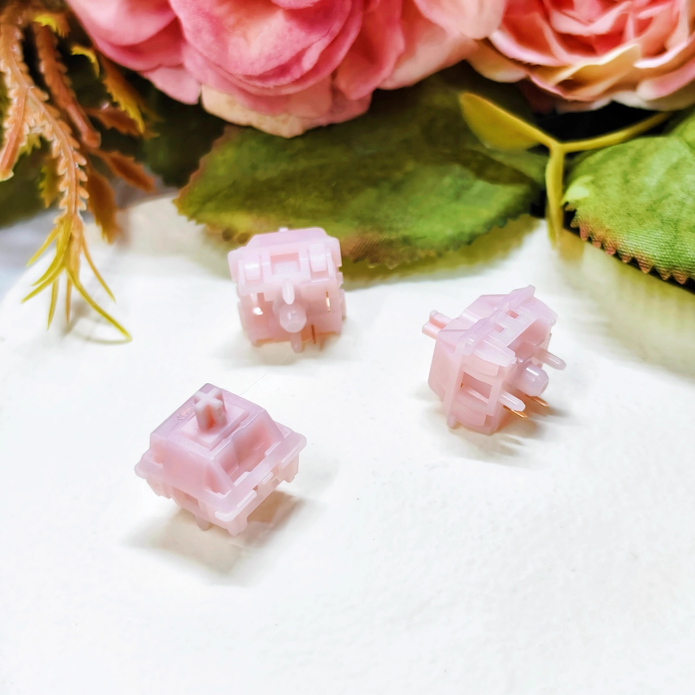 Slient Linear Switch 23g Mechanical Keyboard Mx Switches LY Axis LingLong Switch Swap 5 Pin Custom Pink Switch TM680 Anne 2