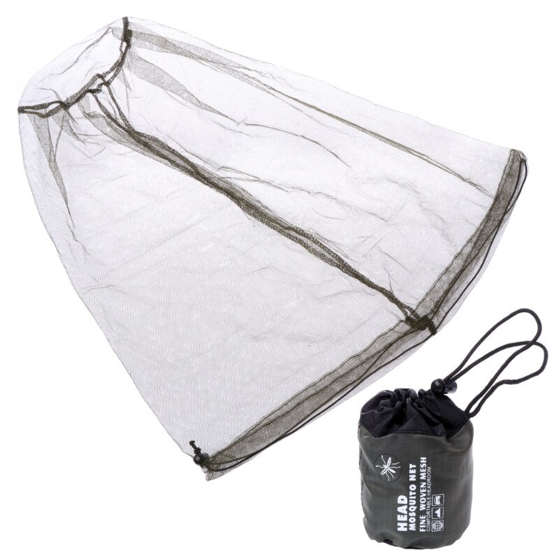 Moskito Biene Insekt Gittergewebe Kopf Gesicht Schutz Angeln Jagd Netz Hütte Maske Kappen: Armee Grün