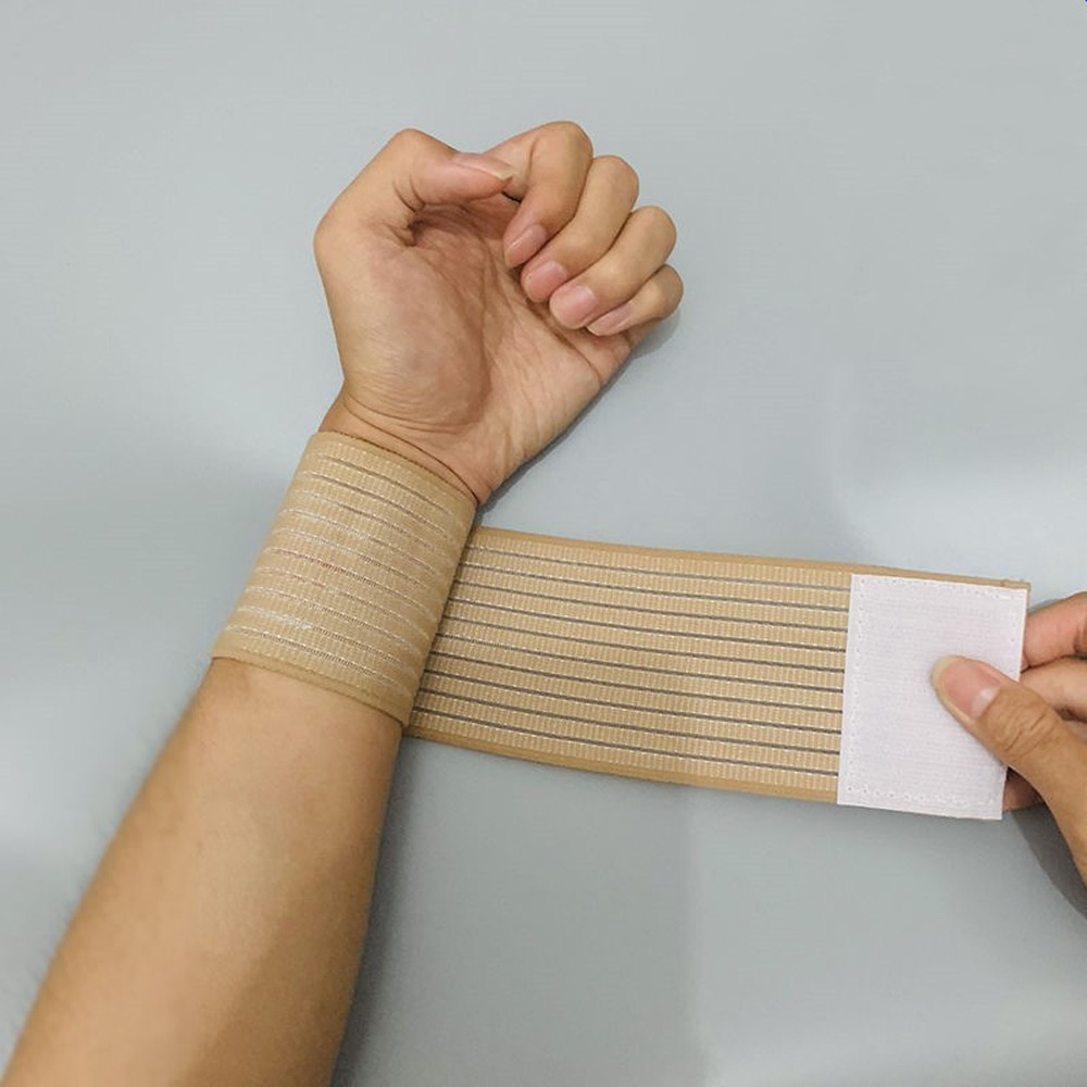 1pc vliesstoffe, elastischer bund, sport-fitness-armband, handgelenkbandage, fitness-handgelenkbandage, sport-sicherheitszubehör, handgelenkbandage: Haut