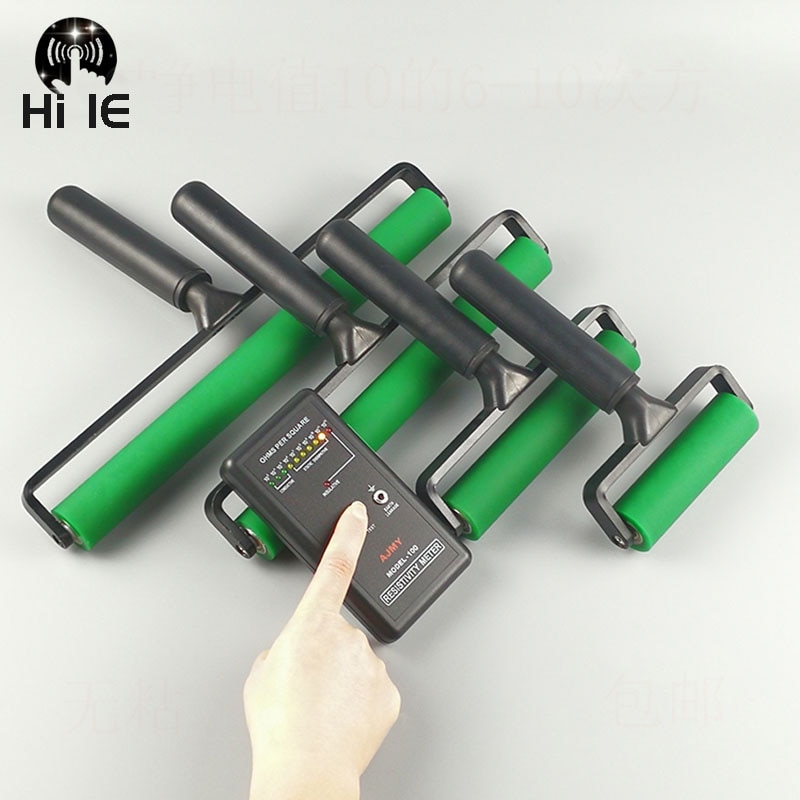 1PCS Dust Removal Sticky Silicone Roller Anti-Static Roller Brush Manual Cleaner Phone Repair Tool Handle