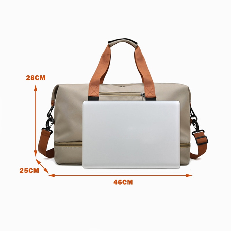 Vrouwen Sport Sporttas Mannen Grote Fitness Handtas Waterdichte Training Reistas Licht Gewicht Schoudertas Sac De Sport 3 kleuren