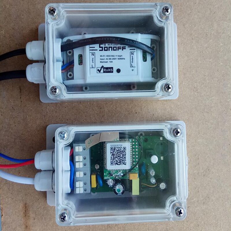 IP65 Plastic Transparent Box Waterproof ABS Visible Wire Junction Box Enclosures For Electronics Outdoor Instrument Project Box