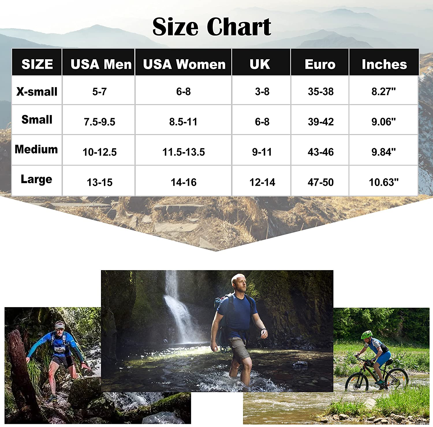 Randy Zon 100% Ultralichte Waterdicht Ademend Sokken Unisex Sport Fitness Klimmen Skiën Trekking Wandelen Sokken 1 Paar