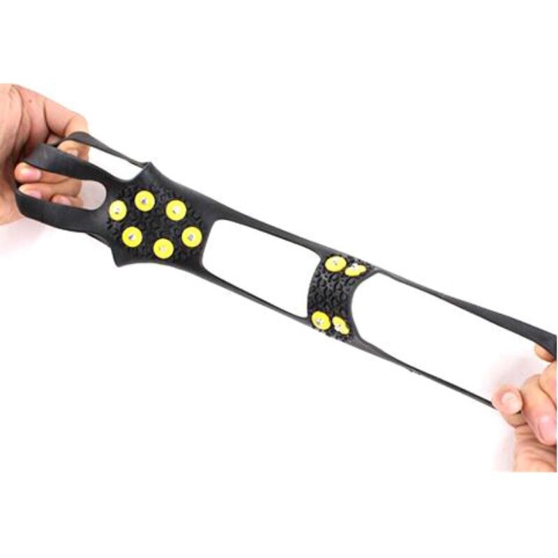 outdoor Mountain Climbing 10 Tooth Crampons Non-slip Shoe Covers Mountaineering Ice Snow Gripper Overshoes Spike Grips Cleats