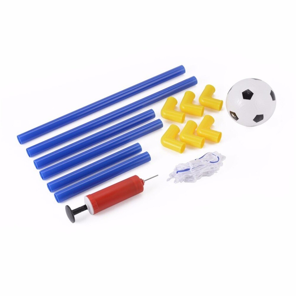 Opvouwbare Mini Voetbal Voetbal Doelpaal Netto Set Met Pomp Kids Sport Indoor Outdoor Games Speelgoed Kind Plastic