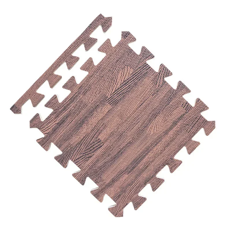 Houtnerf Puzzel Mat Baby Foam Play Splicing Slaapkamer Thicken Zachte Moderne Floor Kids Tapijt Woonkamer Kruipen Tapijt Play mat: 200Cm * 150Cm / green