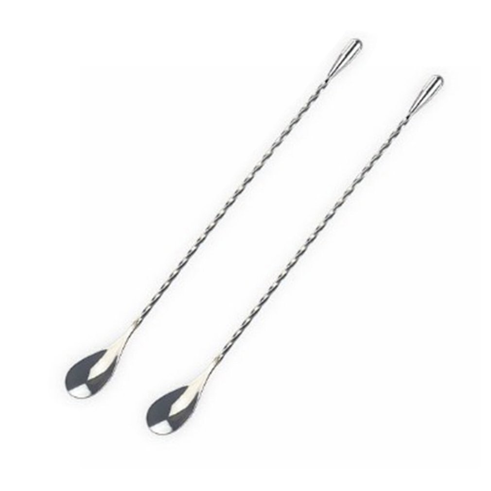 Long Spiral Stainless Steel Bar Stirring Spoon Mixing Spoon Bar Party Hotel Bartending Cocktail Mixing Spoon Bar
