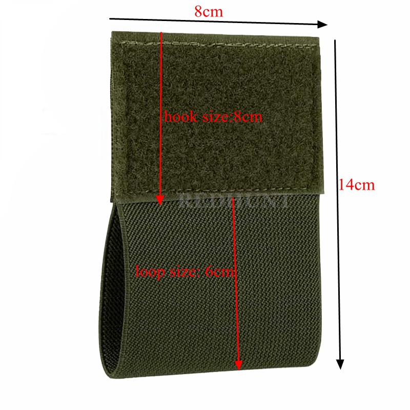 Support de garrot élastique avec crochet et boucle, 2 pièces, pochette EDC d'extérieur, porte-plaque, plate-forme de poitrine, gilet, ceinture de transport, support de rangement EMT