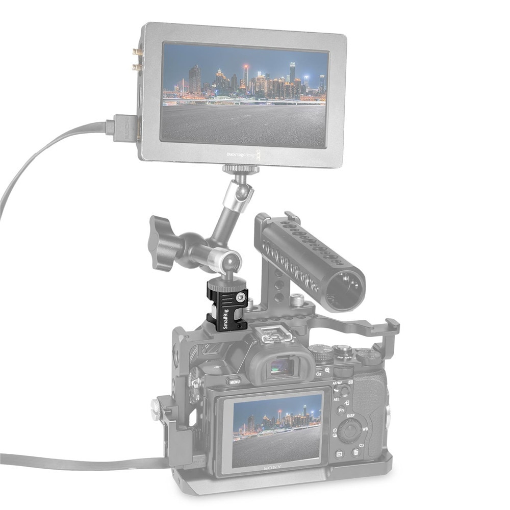 SmallRig Anti-rotation Magic Arm Adapter For Camera Cages and Plates with Arri Locating Holes -1978