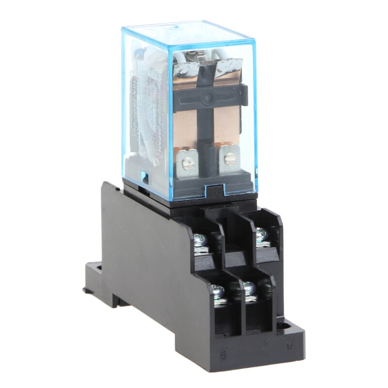 LY2NJ Tussenliggende Relais MY4N-J Ac 220V Dc 12V 10A 8 Pin Met Base 77UC