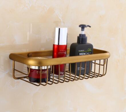 Antique Bathroom Accessories Corner Shelf,Toilet Brush Holder,Paper Holder,Towel Holder,towel rac, bathroom Hardware brass: Orange