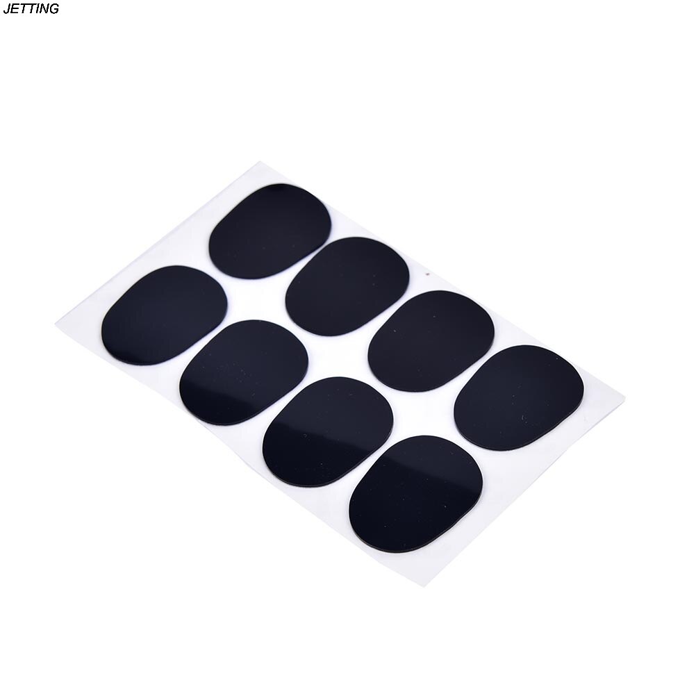 IRIN 8pcs Alto Black Rubber Saxophone Sax Blowing Mouthpiece Pads Patches Rubber Cushions Saxophone pad Durable 0.8mm