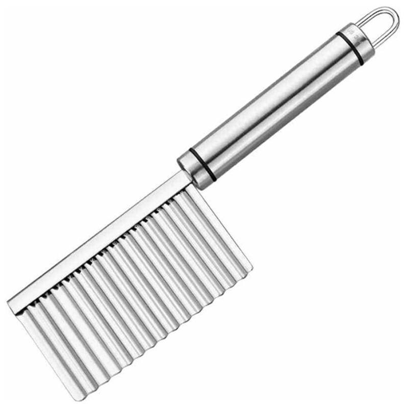 Cuchillo con filo ondulado para patatas Acero inoxidable cocina aparato para frutas y vegetales pelador cortador herramientas de cocina cuchillos de cocina Accesorios