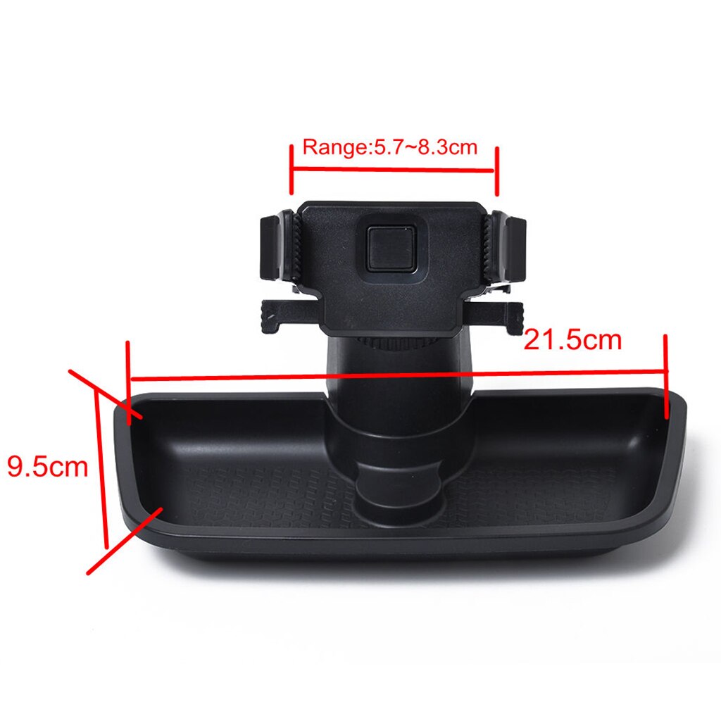 Soporte para teléfono móvil negro soporte multimontaje para Jeep Wrangler -Jk
