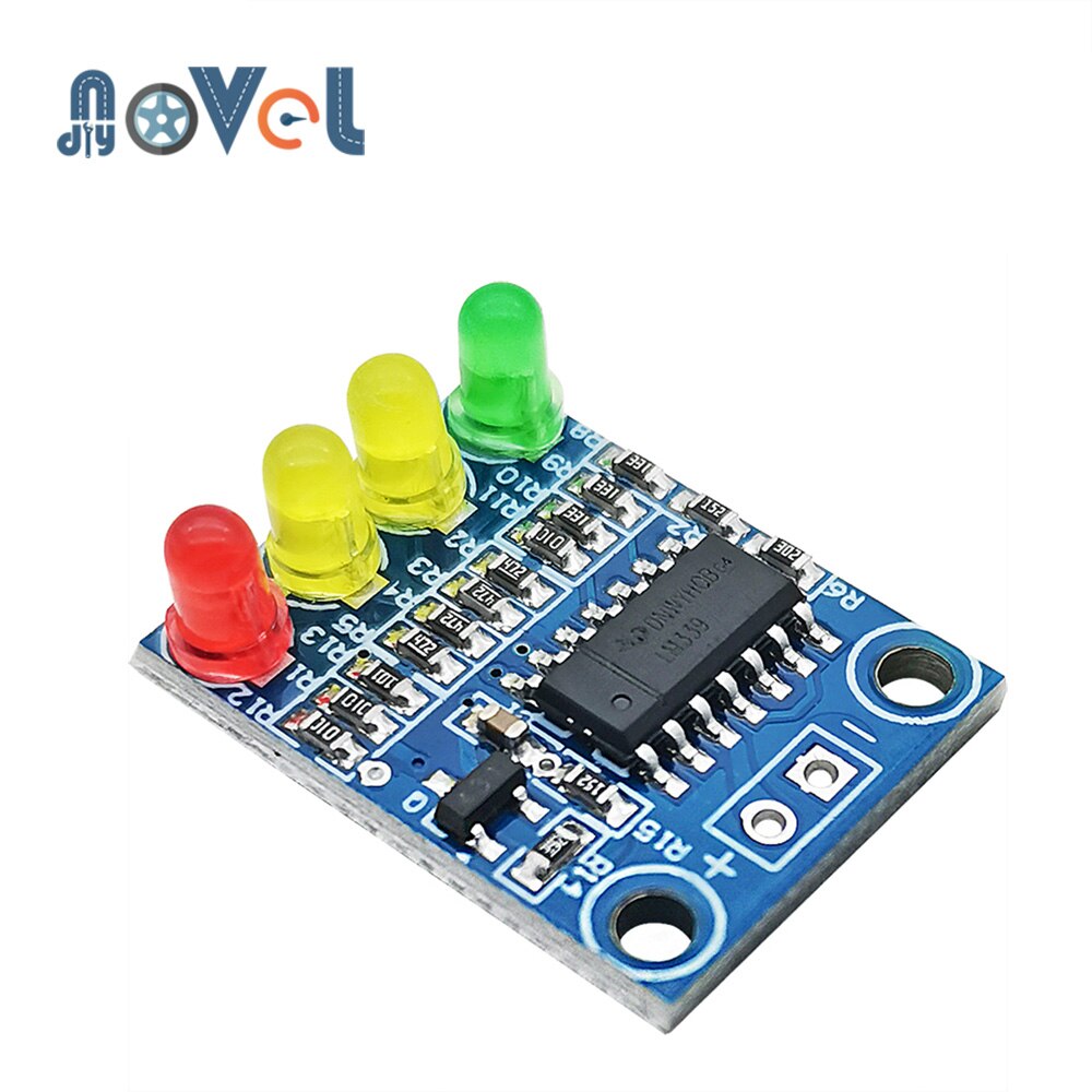 4 Segment Led Power Battery Indicator Niveau Audio Module 4-Digit Licht Kleur Scheiding 12V Detectie KA2284
