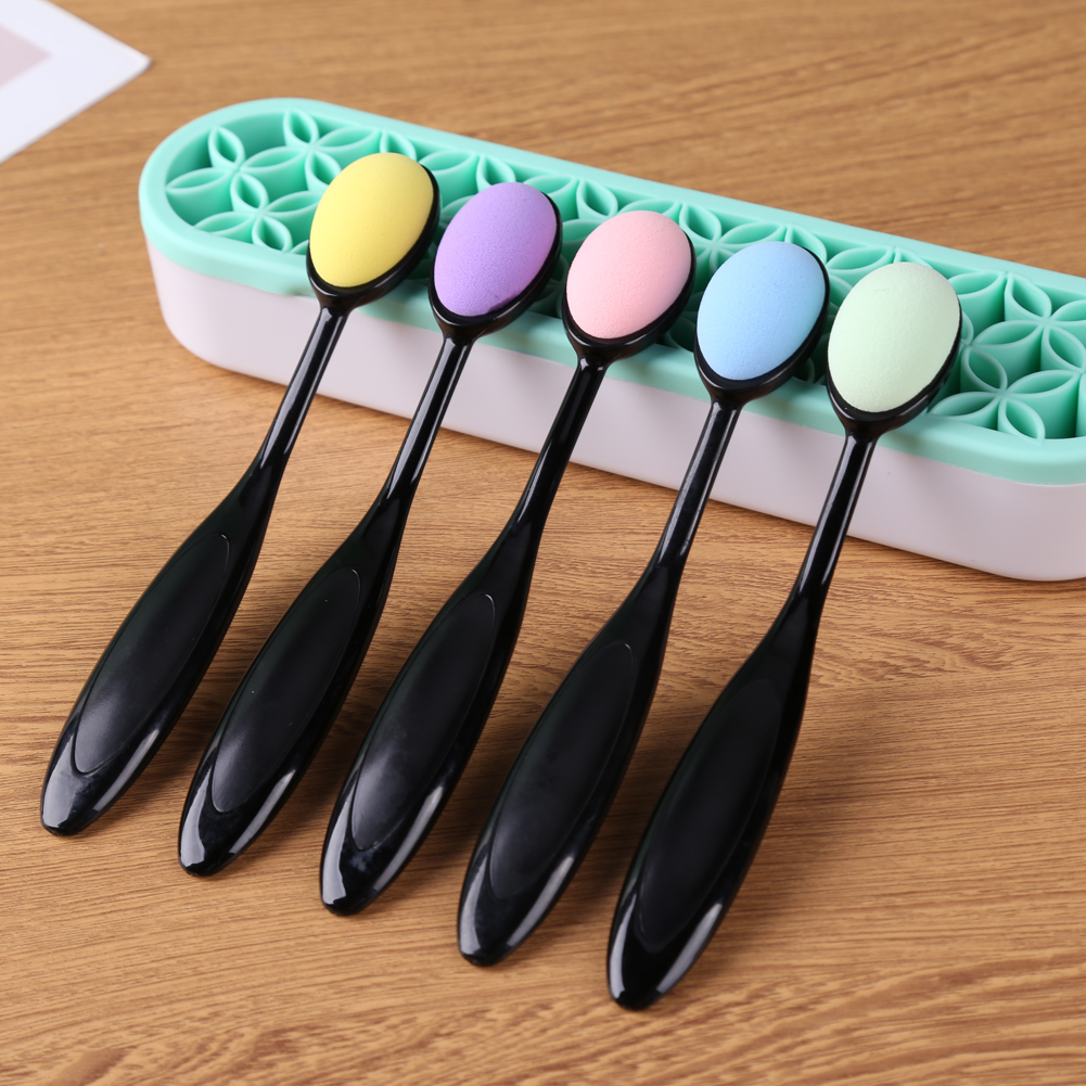 5pcs/set Sponge Head Blending Brushes Set for Card Making Crafting Painting Brushes Flat Kit Blending Ink Hand Tools