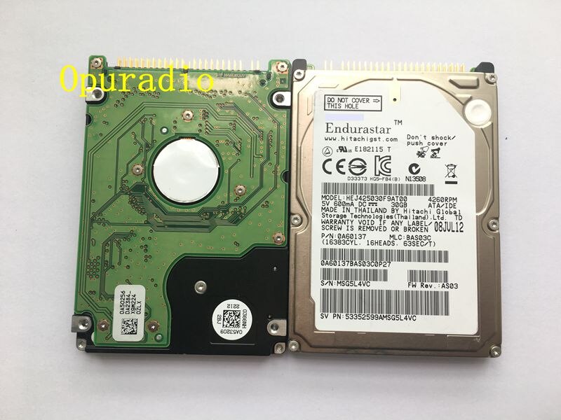 Harde schijf HEJ425030F9AT00 30 gb Voor Auto HDD navigatie systemen gemaakt in Japan