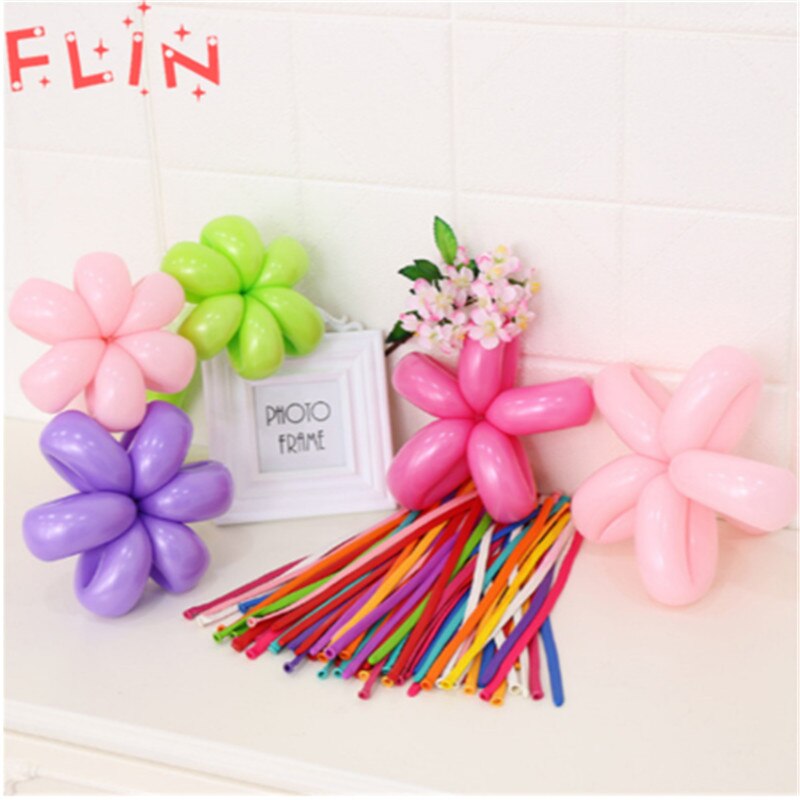 Globos inflables de colores variados para decoración de fiestas, animales largos, mágico, giro, boda, bricolaje