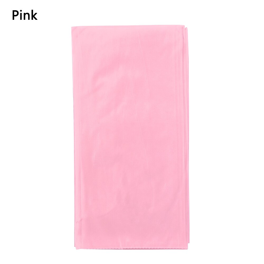 1PC Einfarbig Kunststoff Einweg Tisch Abdeckung Rechteck Schreibtisch Tuch Catering Hochzeit Partei Bankett Schreibtisch Abdeckung Hause Dekoration: pink